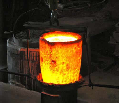 K9 Memorial - melted bronze